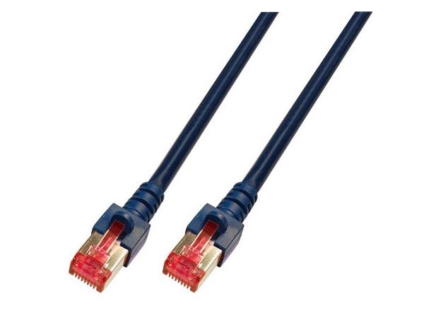 SFTP Patch Cat.6 -  3,0 m Sort LSZH Nettverkskabel 250MHz 27AWG PiMF 